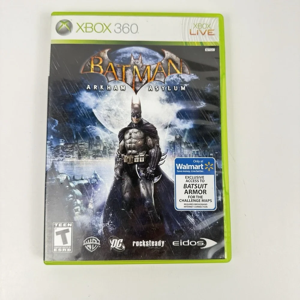 Batman Arkham Asylum Microsoft Xbox 360 CIB Complete Manual Tested Working